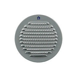 Grille ronde Renson 435R 100 mm aluminium gris