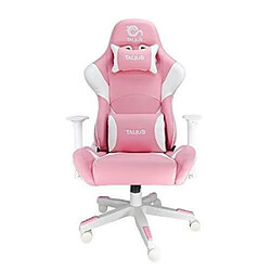 Talius Technology TAL-Dragonfly Siège Gamer Polyuréthane Moderne Avec Roulettes Hauteur Réglable Rose 