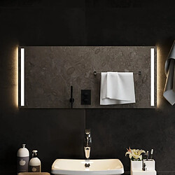 vidaXL Miroir de salle de bain à LED 90x40 cm