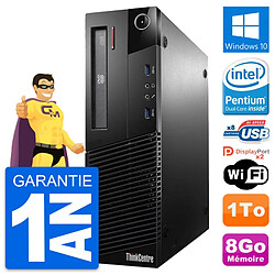 PC Lenovo ThinkCentre M93p SFF Intel G3220 RAM 8Go Disque 1To Windows 10 Wifi · Occasion 