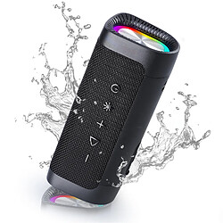 KILISKY Enceinte Bluetooth Enceinte Bluetooth Portative - Étanche IPX5-lumière LED - Appel Mains Libres - Autonomie 8 hrs-1500MAH