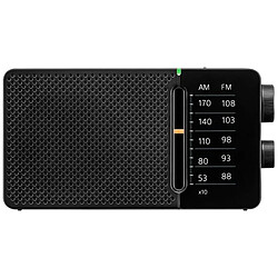 Sangean Sr-36 Negro Radio Fm/am Altavoz Integrado Antena Telescópica Salida Auriculares