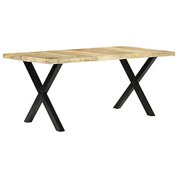 vidaXL Table à manger 180x90x76 cm Bois de manguier massif