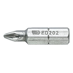 Embout standard série 2 pour vis cruciformes Pozidriv Facom ED204 