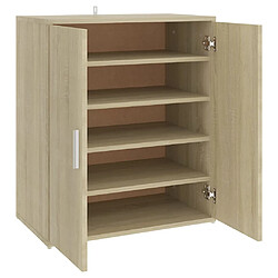 vidaXL Armoire à chaussures Chêne sonoma 60x35x70 cm Bois d’ingénierie