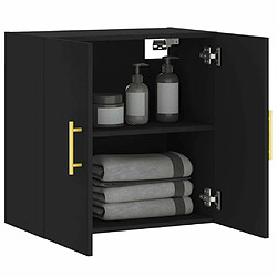 Acheter Maison Chic Armoire murale,Meuble de Rangement pour salon,cuisine noir 60x31x60 cm bois d'ingénierie -MN41141