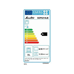 Four intégrable multifonction 73l 60cm a+ pyrolyse inox - sop6214lb - SAUTER