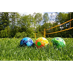 Avis Schildkröt Fun Sports 970278 Ballon Mixte Enfant, Bleu/Vert Orange/Vert, Taille 21 cm