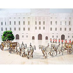 Ugears 70050 Royal Wedding Carriage Mechanical Wooden Model Kit de modélisme en Bois pas cher