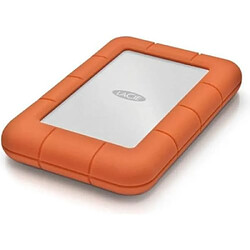 Seagate Technology Rugged Disque Dur Externe 1000Go HDD 2.5" 130Mo/s USB C Orange 