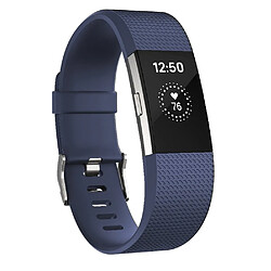 Wewoo Bracelet pour montre connectée Dragonne sport ajustable carrée FITBIT Charge 2taille S10,5x8,5cm bleu Aurora 