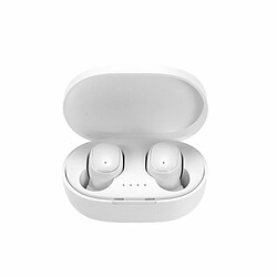 Mini Sports A6S Écouteurs Compatibles Bluetooth Casque Sans Fil Affichage Numérique Suppression De Blanc 