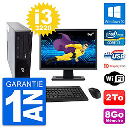 PC Fujitsu E910 DT Ecran 19" Intel i3-3220 RAM 8Go Disque 2To Windows 10 Wifi · Occasion 