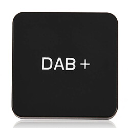 Universal Adaptateur pour récepteur radio DAB DAB + Box Récepteur radio numérique avec antenne(Le noir)