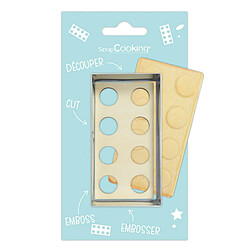 Avis Scrapcooking Kit Découpoir et embosseur à gâteaux - Brique