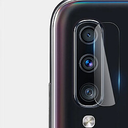 Wewoo 0.3mm 2.5D transparent protecteur de lentille de caméra arrière film de verre trempé pour Galaxy A60