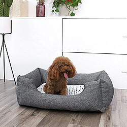 Acheter Feandrea Panier pour Chien Lit S 60 x 50 x 22 cm Dog Bed Coussin Matelas Animaux PGW22G