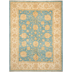 Vidal Tapis de laine 201x150 turquoise Kaizar 