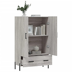 Acheter Maison Chic Buffet,Meuble de Rangement,commode pour salon,Cuisine sonoma gris 69,5x31x115 cm bois d'ingénierie -MN94425