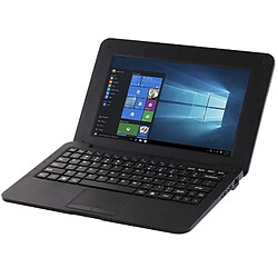 Ultrabook 10.1' Mini Pc Ordinateur Portable Windows 10 Intel 2 Go+32 Go Noir YONIS 