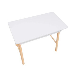 Avis Mobili Rebecca Bureau pour enfants Rebecca Mobili Meryta 70x90x50 MDF Pin Blanc Marron