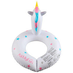 Avis Airmyfun Bouée Gonflable Enfant dès 3ans et + pour Piscine &amp; Plage, Flotteur ø49cm - Licorne Magique ø49 Cm