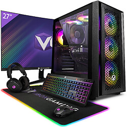 Vibox VIII-60 PC Gamer Vibox VIII-86 PC Gamer - 27" Écran Pack - Intel i9 11900F Processeur 5.2GHz - Nvidia RTX 4060 Ti 8Go - 32Go RAM - 1To NVMe M.2 SSD - Windows 11 - WiFi