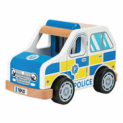 Tidlo Jouet de voiture de police en bois