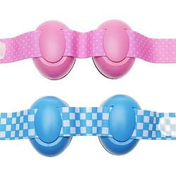 Universal Baby élastique rose Bands insonorisés Earmuffes pour bébés pour bébés pour bébés peuvent utiliser le bruit à l'épreuve du bruit