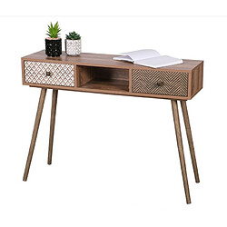 Console baobab en mdf 2 tiroirs et 1 niche ouverte L.100 cm x H.75 cm+Urban Living