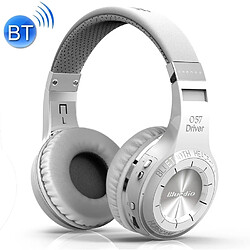 Wewoo Oreillette Bluetooth blanc pour iPhone, Samsung, , Xiaomi, HTC et Autres Smartphones, Tous les Périphériques Audio Turbine Sans Fil 4.1 Casque Stéréo avec Micro, 