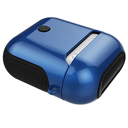 Wewoo Coque Protection Sac de rangement anti-perte pour casque Bluetooth verni pour écouteurs (bleu)