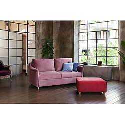 Acheter Inside 75 Canapé convertible express TRICE couchage 140 cm tissu fuchsia