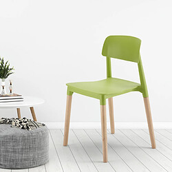 Ahd Amazing Home Design Chaise pour Salle à Manger Bar Design Moderne Belloch Barcellona, Couleur: Vert