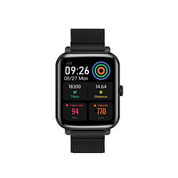 Promate Prowatch-M18 Smartwatch gestion santé/sport Superfit AMOLED 1,78", 367x448px, Bluetooth 5.3, noir 