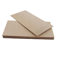 Avis 10 Pcs Vierge MDF Planche De Bois Pour Plaque Signe Gravure Bois Pièces 10X20 Cm