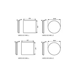 Avis Kanlux Hublot LED 24W à Détecteur Micro-onde 2280lm - Blanc Naturel 4000K