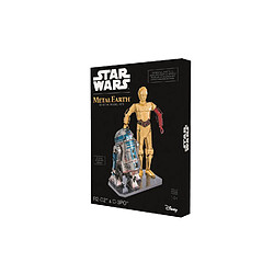 Dam Figurines Metal Earth à assembler : Boîte cadeau - Star Wars : R2-D2 et C-3PO