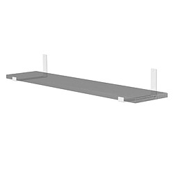 Avis Lot de 2 Supports d'Étagère ML-Design 25 x 14 x 4 cm, en Métal, Blanc, Style Industriel