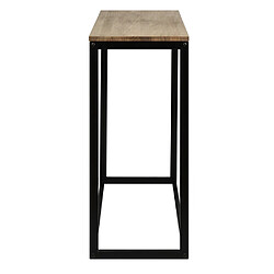 Ds Meubles Table console Icub 35x70x82h cm Noir