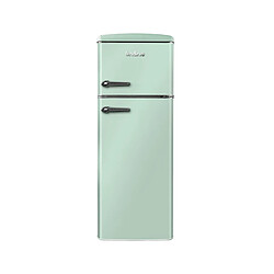 LINARIE Réfrigérateur congélateur 2 portes retro Arzy LJDD206GREEN 206 Litres Vert Réfrigérateur congélateur 2 portes retro Arzy LJDD206GREEN 206 Litres