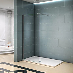 Paroi de douche 110x200cm en verre sécurité 8mm