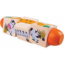 Bigjigs Toys Jeu en bois - Blocs Twist Jungle