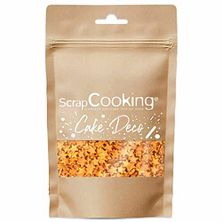 Scrapcooking Décors sucrés étoiles dorées 