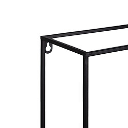 Avis BigBuy Home Étagère 70 x 13 x 70 cm Noir Métal