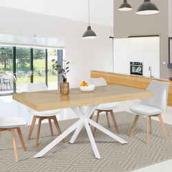 Idmarket TAM ALIX bois/blanc 160