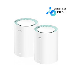 Cudy M1300 Ac1200 double bande Wifi 5 Mesh Gigabit Pack-2 système de maille 