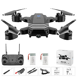 LS11 Drone pliable 2.4G WiFi FPV HD caméra Universal photographie aérienne 120 ° grand angle caméra USB recharge cadeau (boîte 4K-2B)