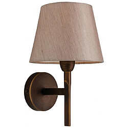 Luminaire Center Applique Transition, bronze, avec abat-jour Coloris : Perle Matèriau : BronzeHauteur en Cm : 27Largeur en Cm : 16Profondeur en Cm : 18Nombre d'ampoules : 1Type d'ampoules : E14Puissance : 40WAmpou