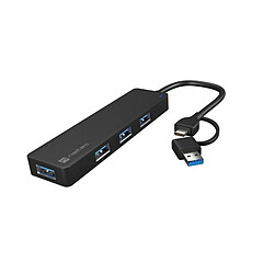 Hub USB Natec NHU-2023 Noir 